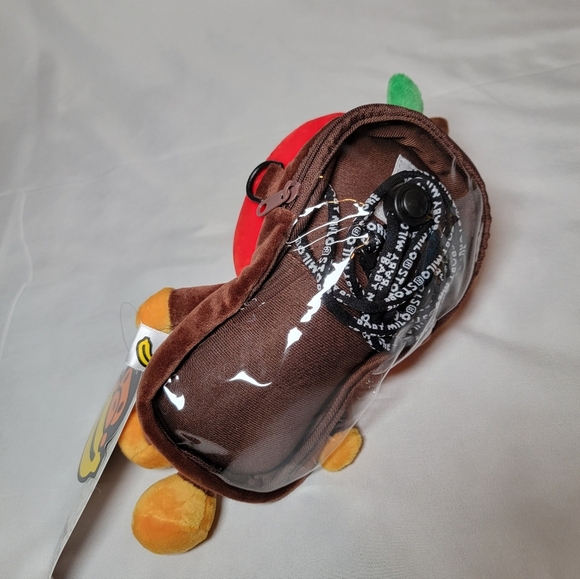 Bape Baby Milo Apple Head Plush Cellphone Bag - Picture 2 of 2